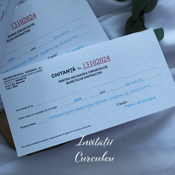 Plic de Bani Chitanță