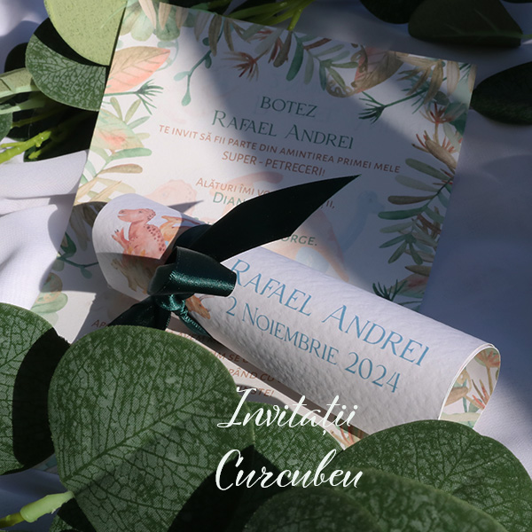 Invitație de Botez - Dinosaur - imagine 5