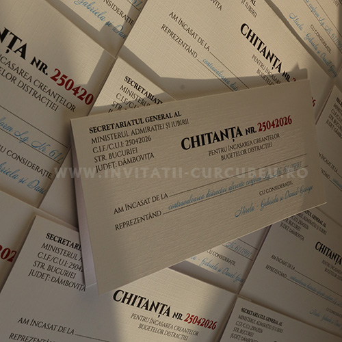 Plic de Bani Tip Chitanță – Personalizat - imagine 3